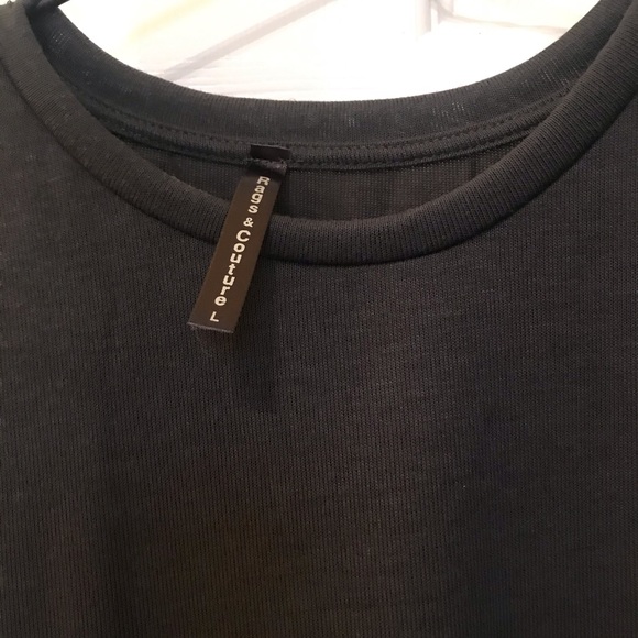 Gray Knee Length Tunic Size L NWOT - Picture 2 of 5